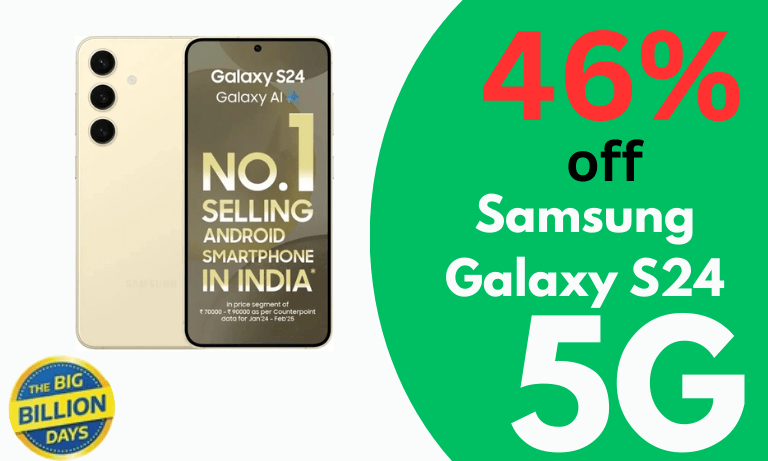 Samsung Galaxy S24 5G flipkart Big Billion Days