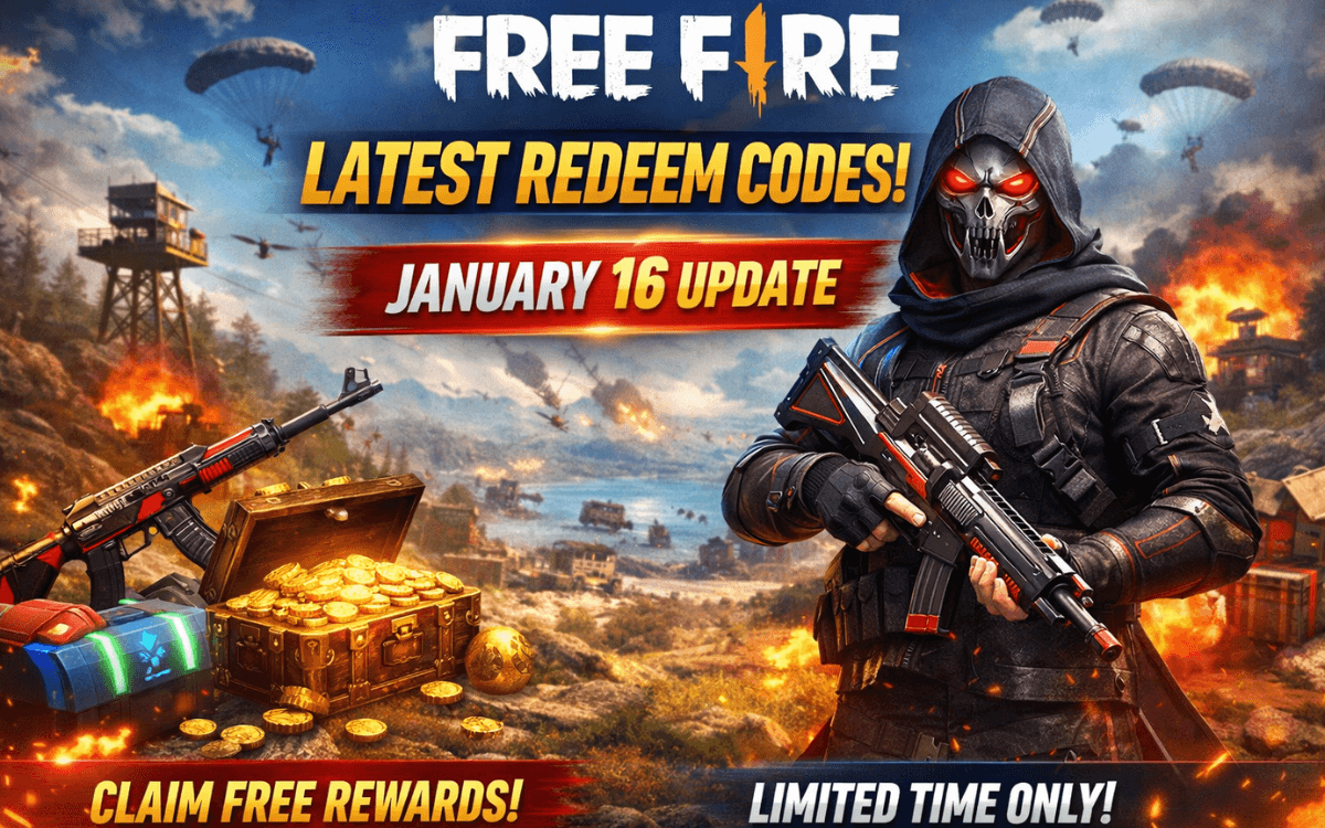 Latest Free Fire Redeem Codes Today January 2026 Update