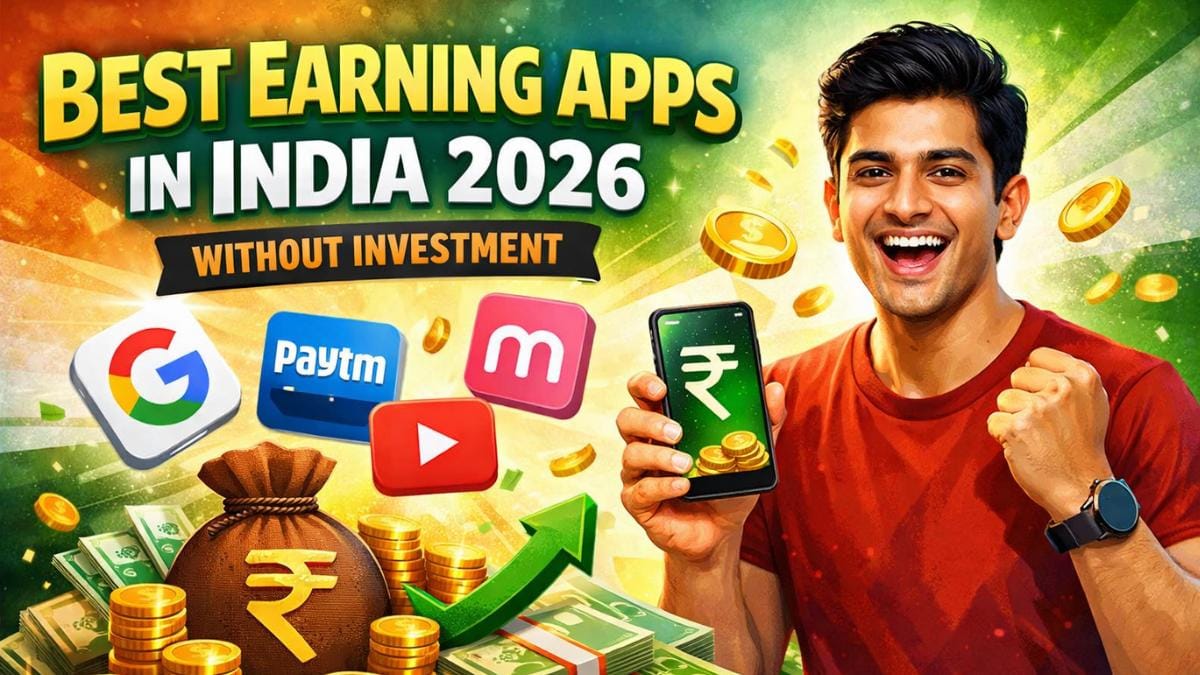 Best Earning Apps in India 2026 Without Investment